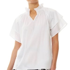 Ming Wang NWT white cotton top